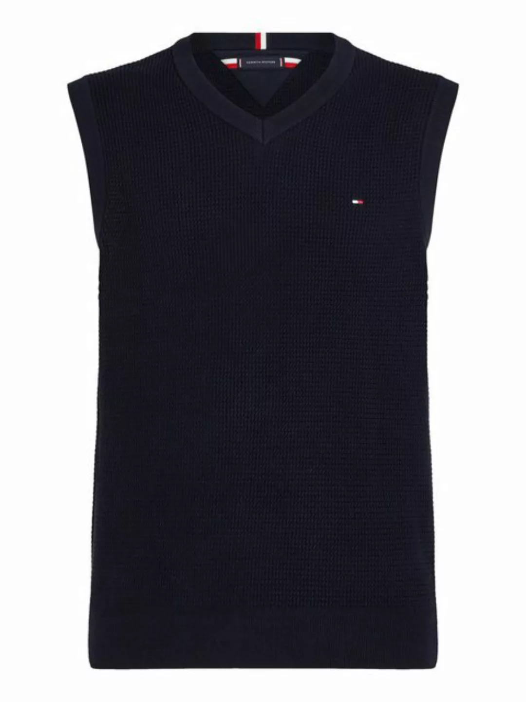 Tommy Hilfiger Pullunder REFINED STRUCTURE VEST mit feiner Struktur günstig online kaufen