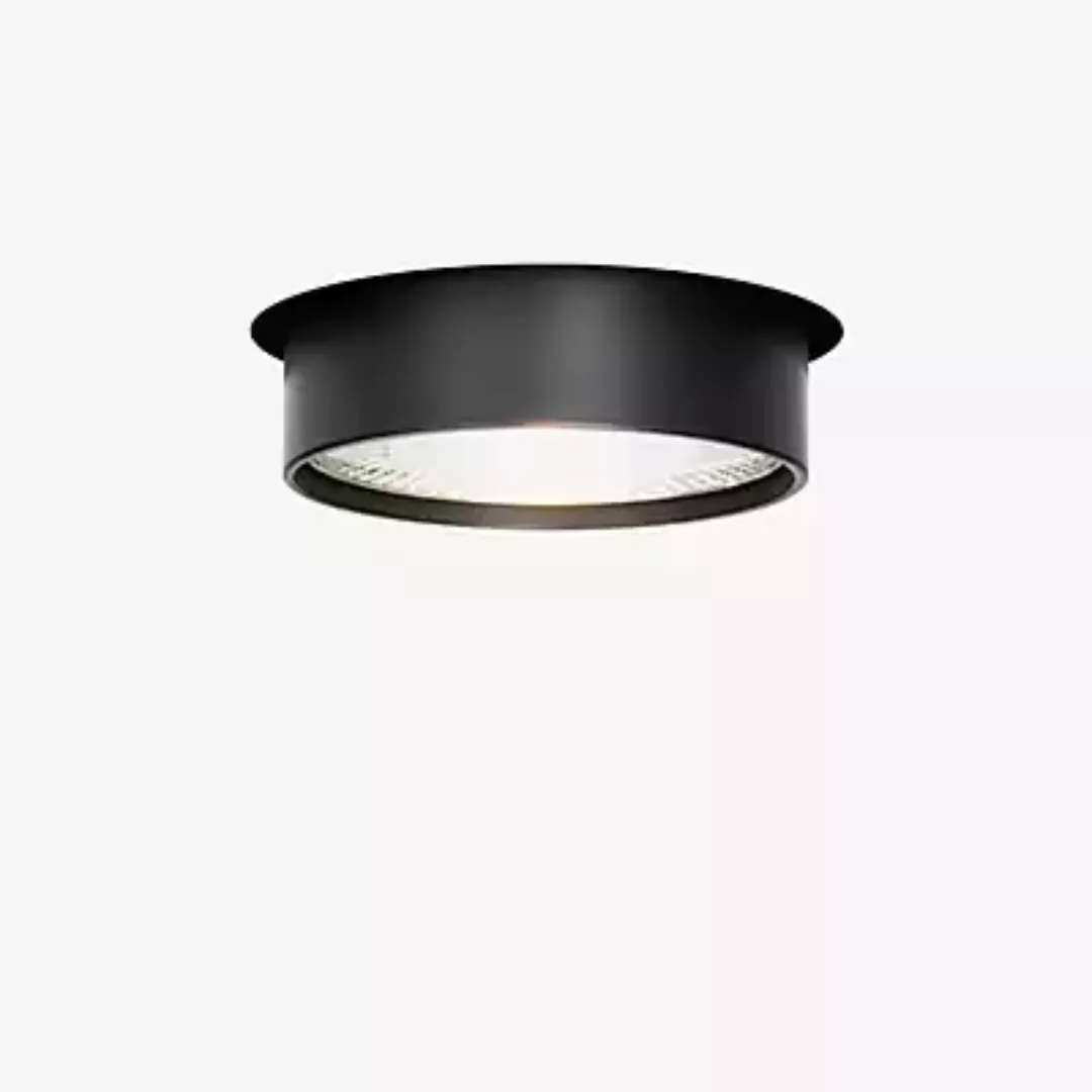 Mawa Wittenberg 4.0 Deckeneinbauleuchte rund halbbündig LED, schwarz matt - günstig online kaufen