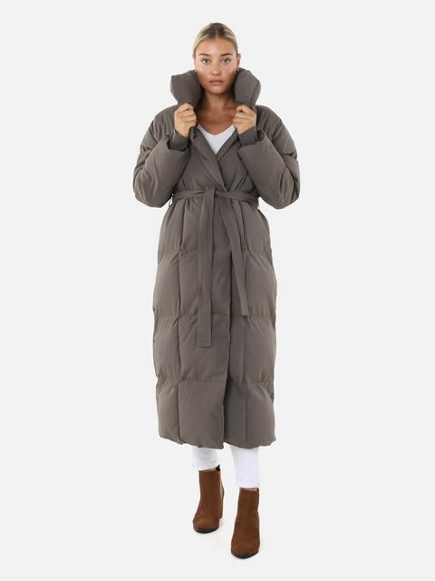 Copperose Winterjacke Oversize Winterparka Steppmantel Parka mit Gürtel Tai günstig online kaufen