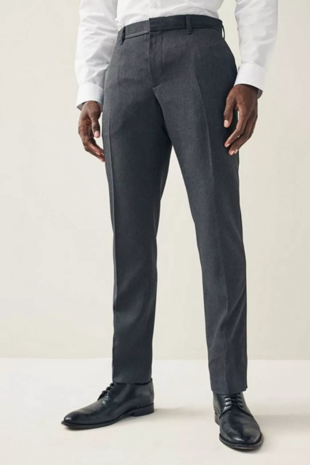 Next Stoffhose Elegante strukturierte Hose Slim Fit (1-tlg) günstig online kaufen