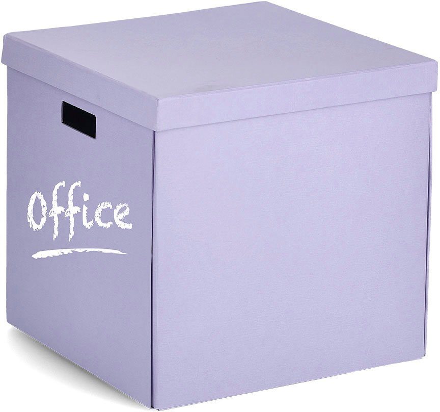 Zeller Present Aufbewahrungsbox, (1 St.), beschriftbar, recycelter Karton günstig online kaufen
