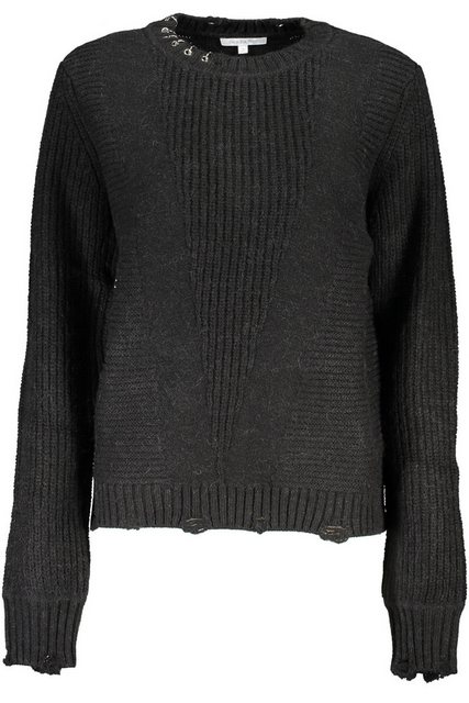 Patrizia Pepe Strickpullover Eleganter Damenpullover Schwarz - Langarm, Run günstig online kaufen