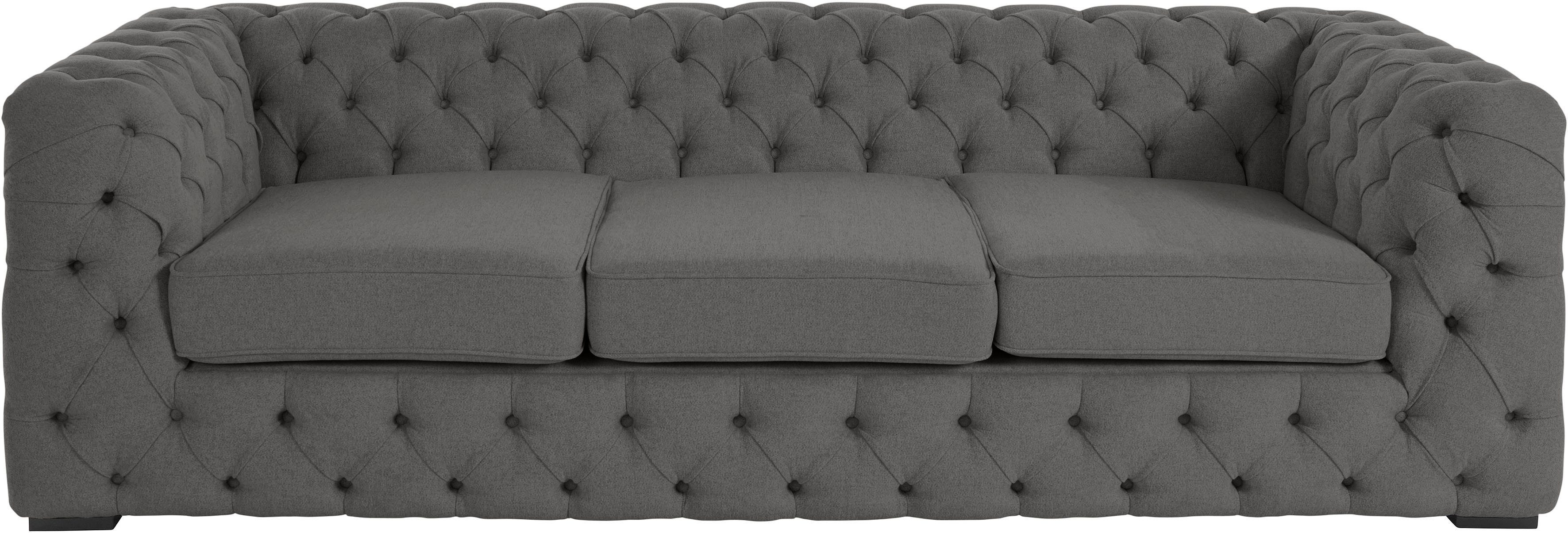 Home affaire Chesterfield-Sofa "Kalina", klassische Chesterfield-Knopfheftu günstig online kaufen