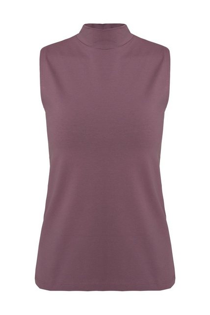 Evoni T-Shirt Basic Shirt ärmellos Halbkragen Tank-Top günstig online kaufen