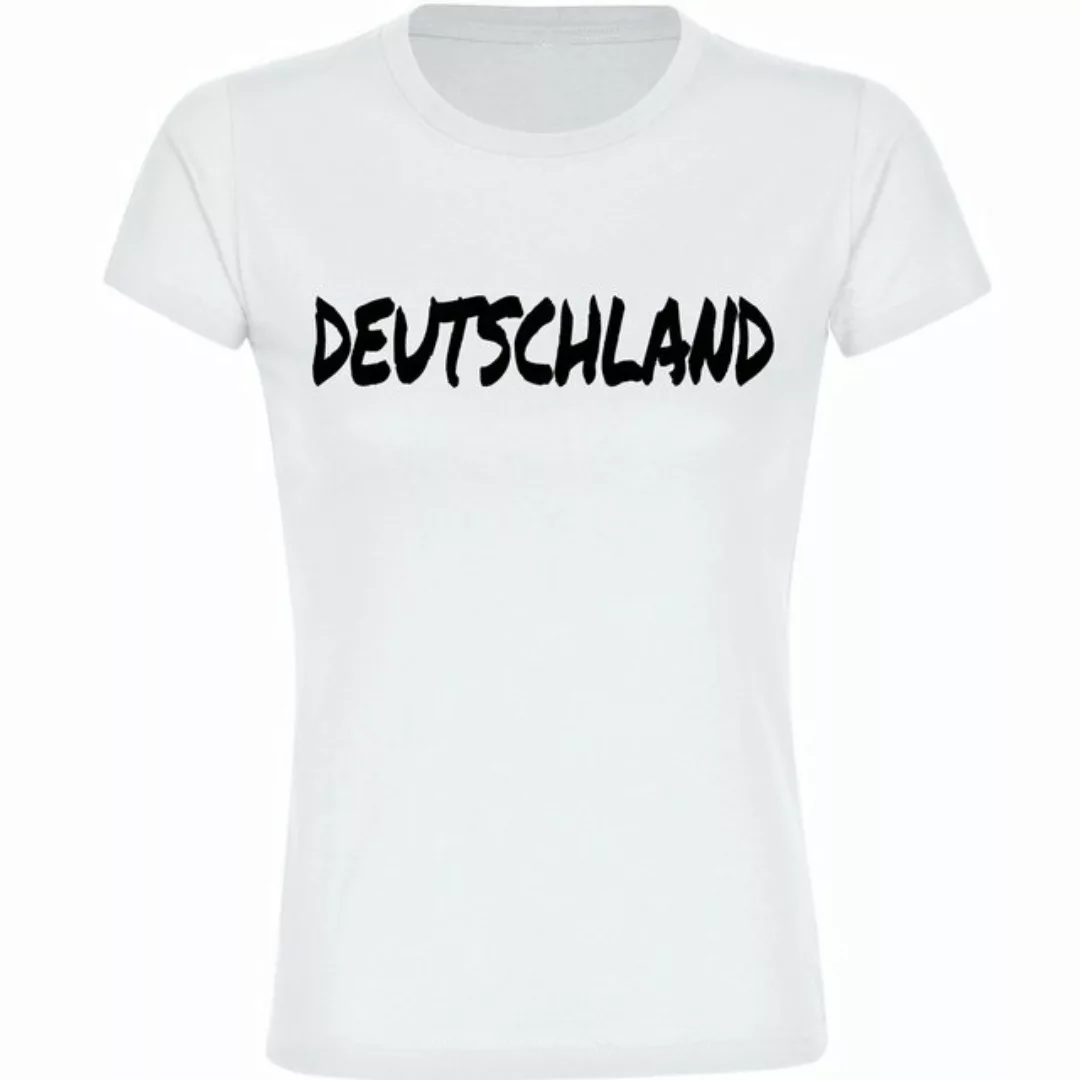 multifanshop T-Shirt Damen Deutschland - Textmarker - Frauen günstig online kaufen