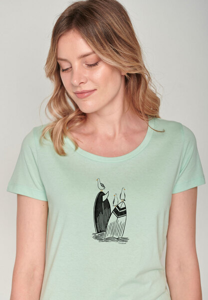 Animal Surf Seagulls Loves - T-shirt Für Damen günstig online kaufen
