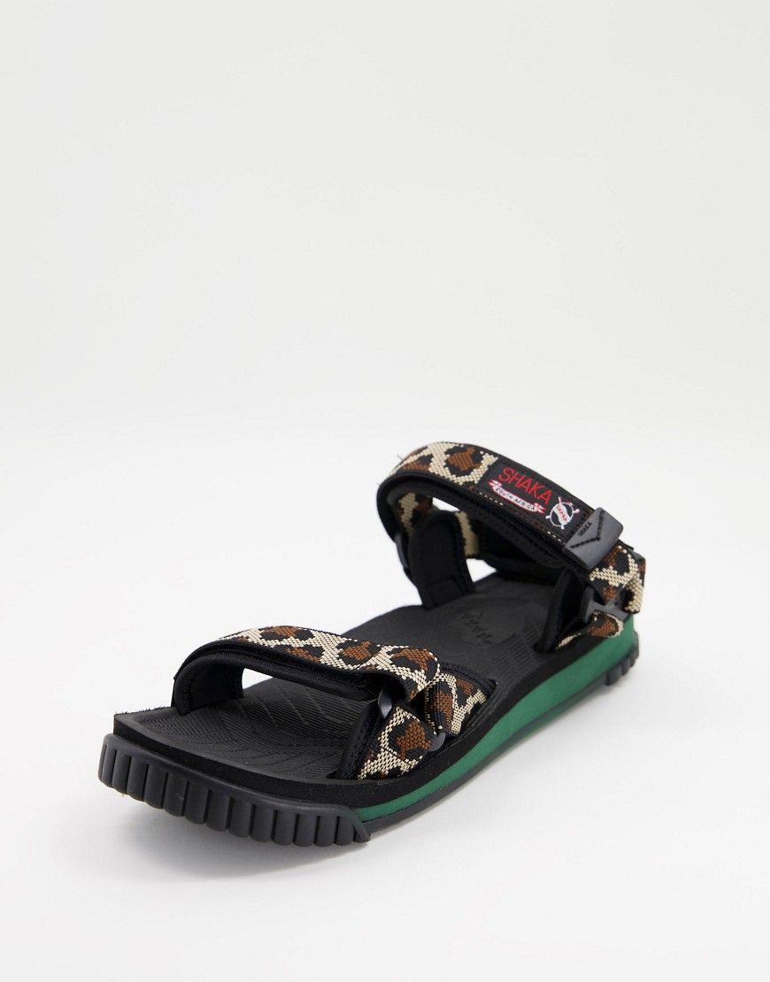 Shaka – Neo Climbing – Sandalen mit Leopardenmuster-Mehrfarbig günstig online kaufen