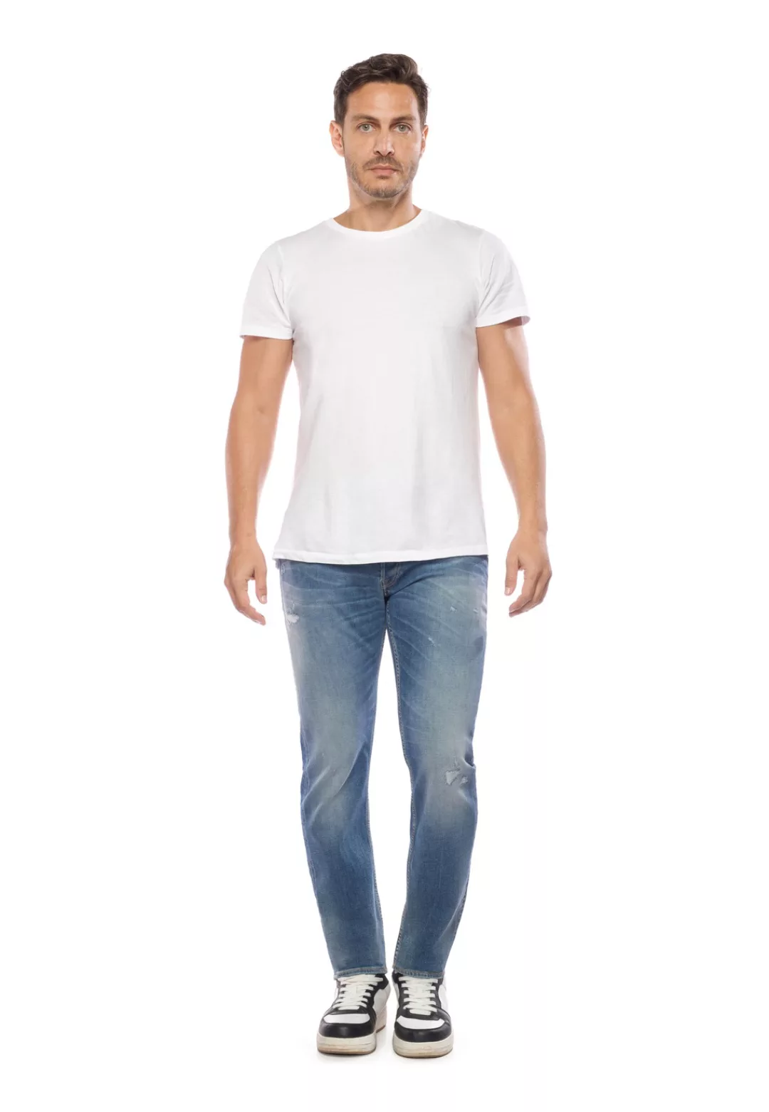 Le Temps Des Cerises Bequeme Jeans, mit angesagten Used-Details günstig online kaufen