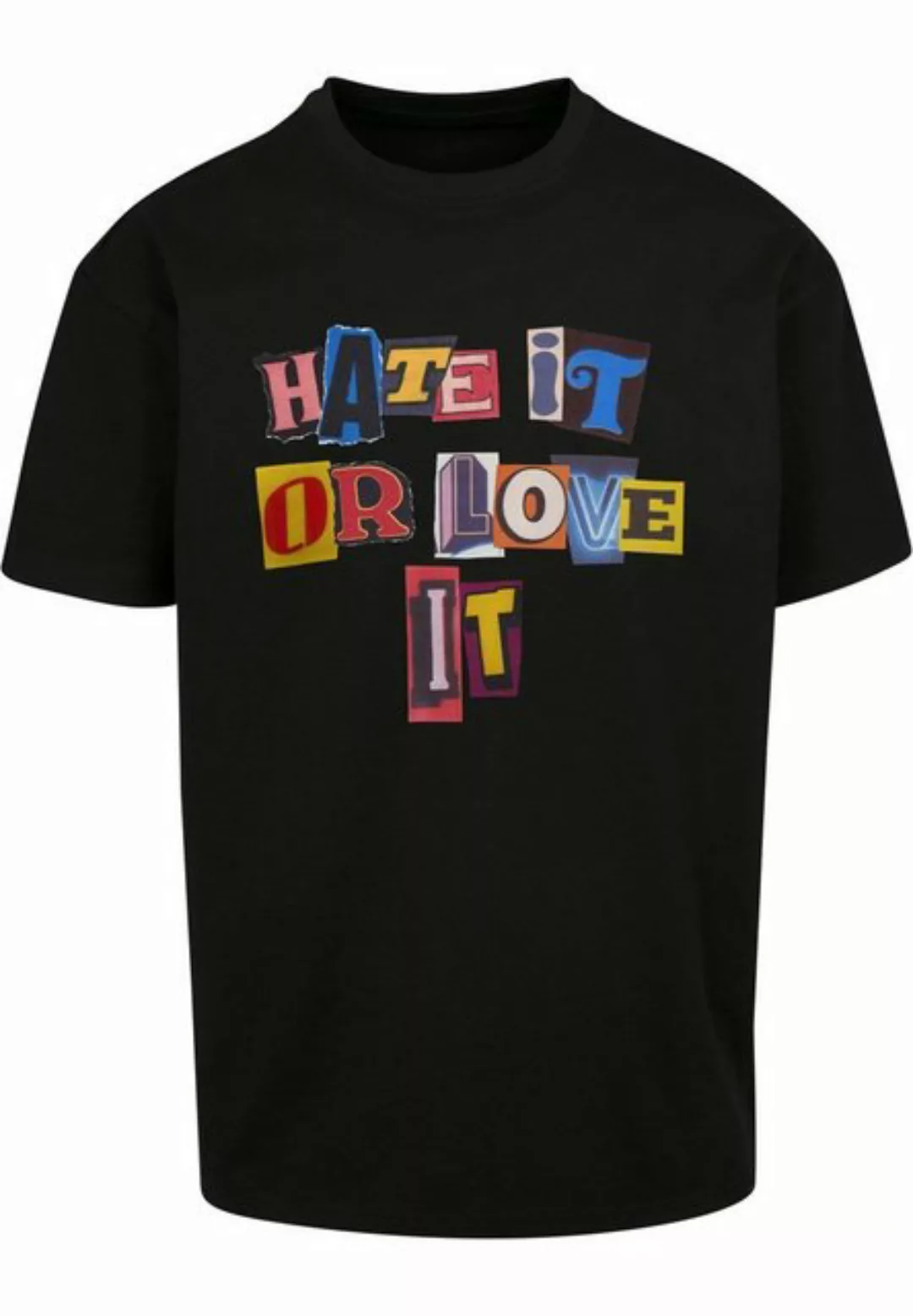 Upscale by Mister Tee T-Shirt Upscale by Mister Tee Unisex Hate it or Love günstig online kaufen