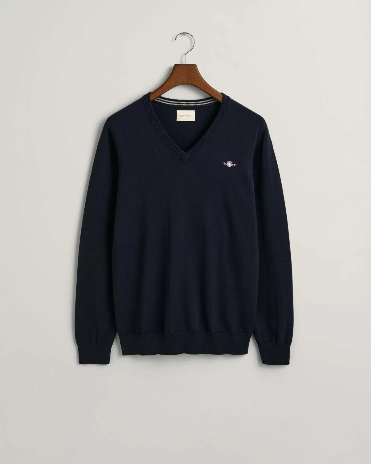 Gant V-Ausschnitt-Pullover Classic Cotton V-Neck Premium günstig online kaufen