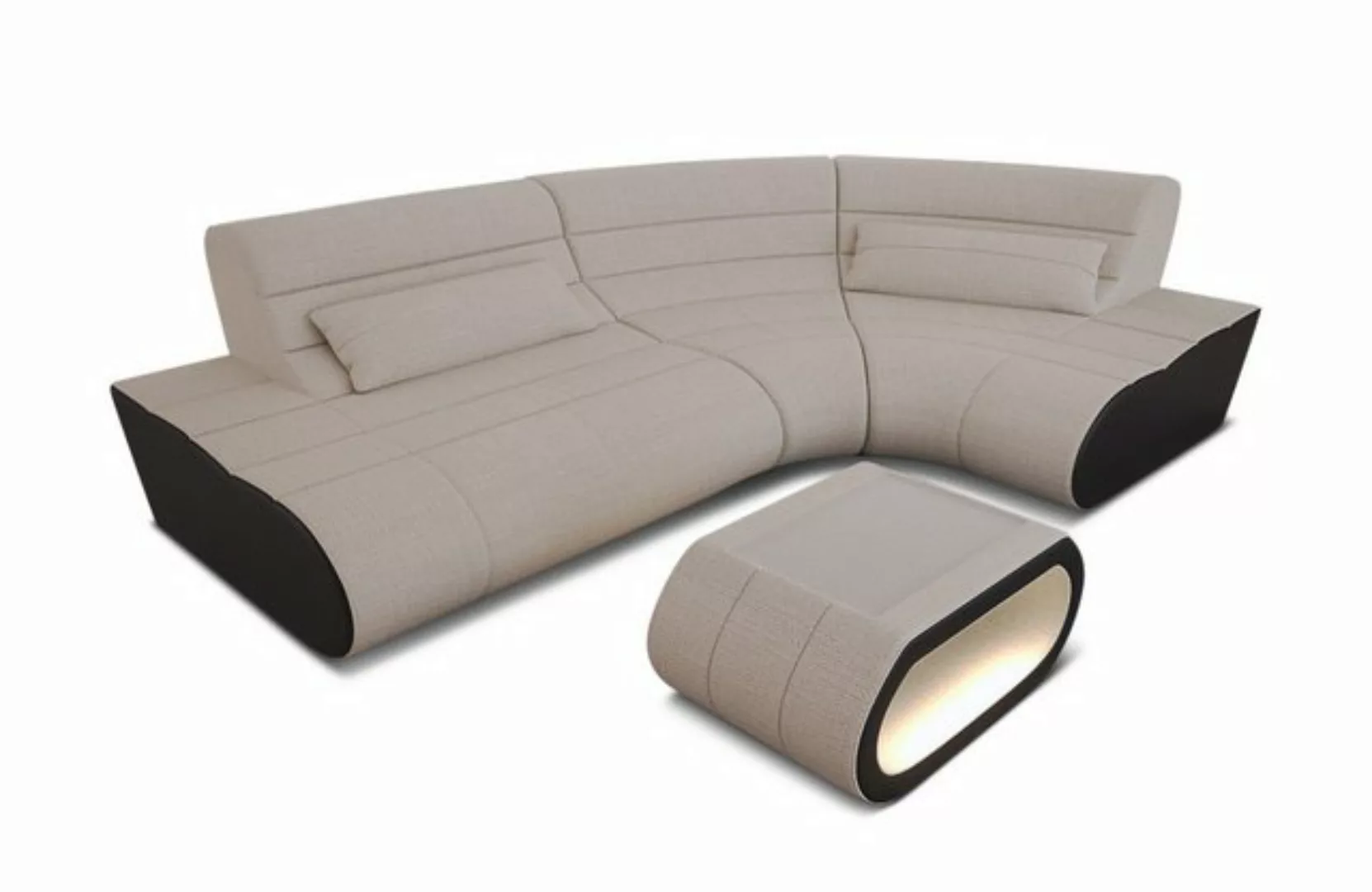 Sofa Dreams Ecksofa Stoff Couch Polster Sofa Concept L Form Stoffsofa, Desi günstig online kaufen