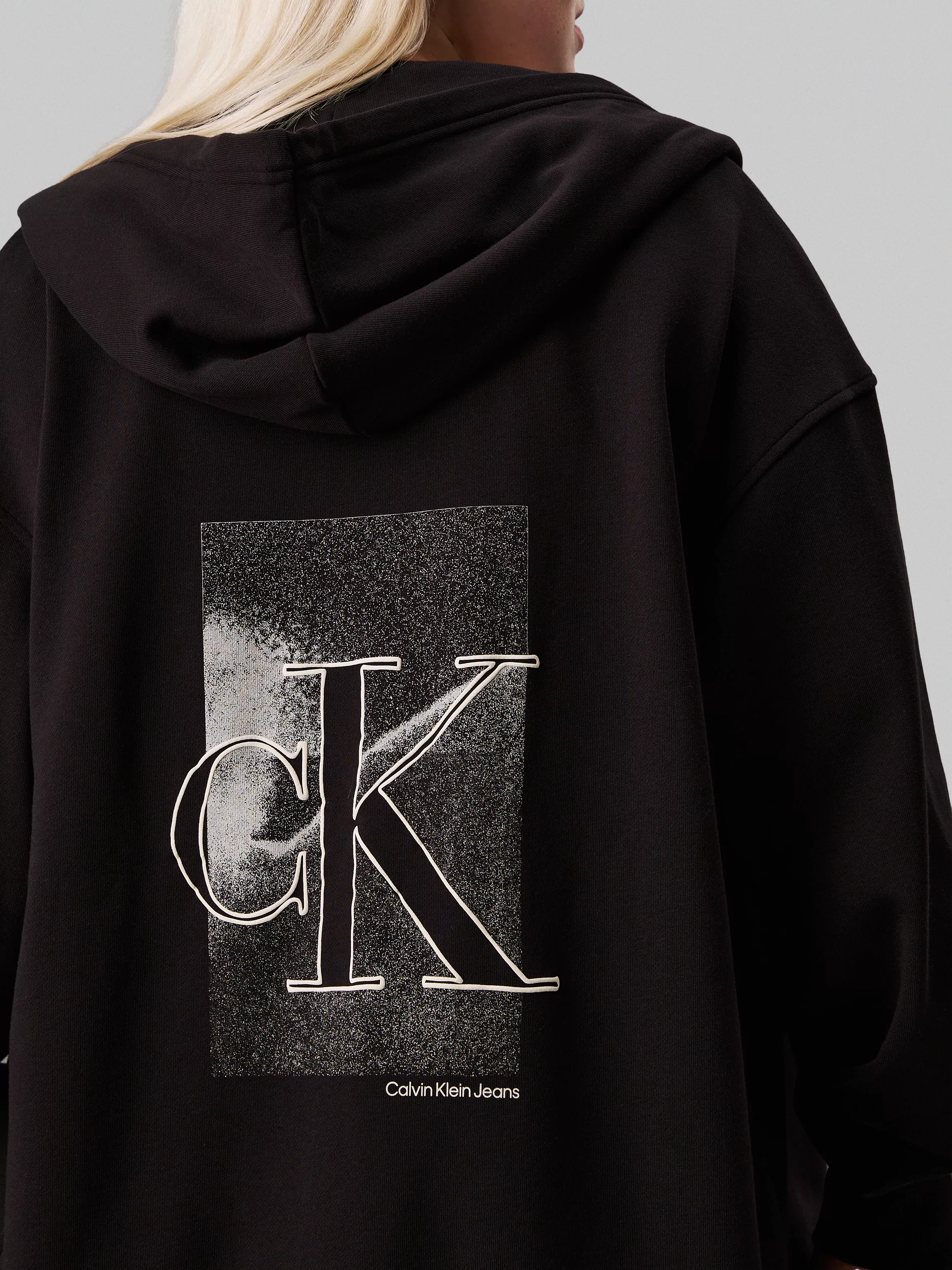 Calvin Klein Jeans Plus Sweatshirt PLUS DIFFUSED CK ZIP-THROUGH in Großen G günstig online kaufen