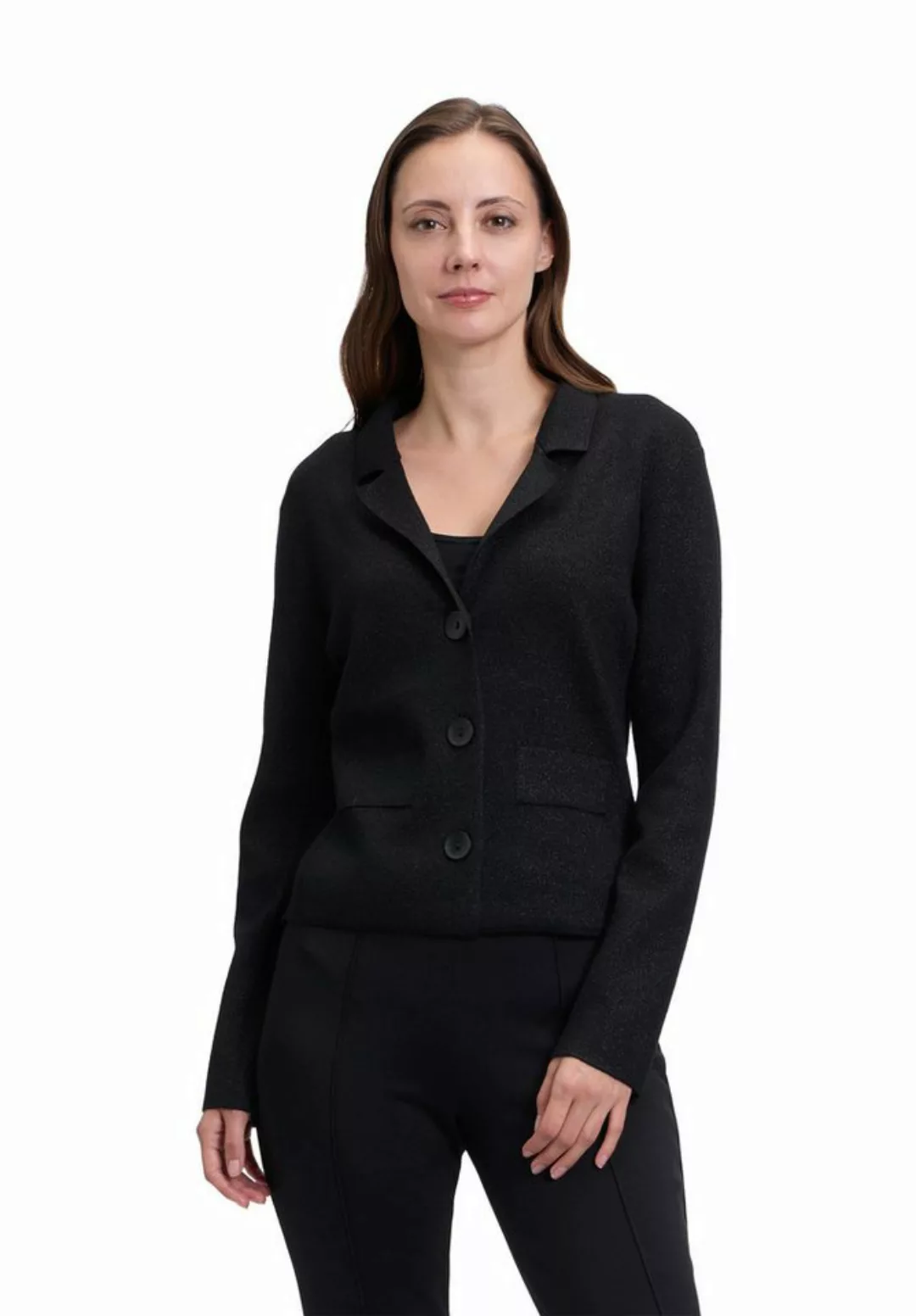 Betty Barclay Strickjacke Betty Barclay Strickblazer langarm (1-tlg) Glitze günstig online kaufen