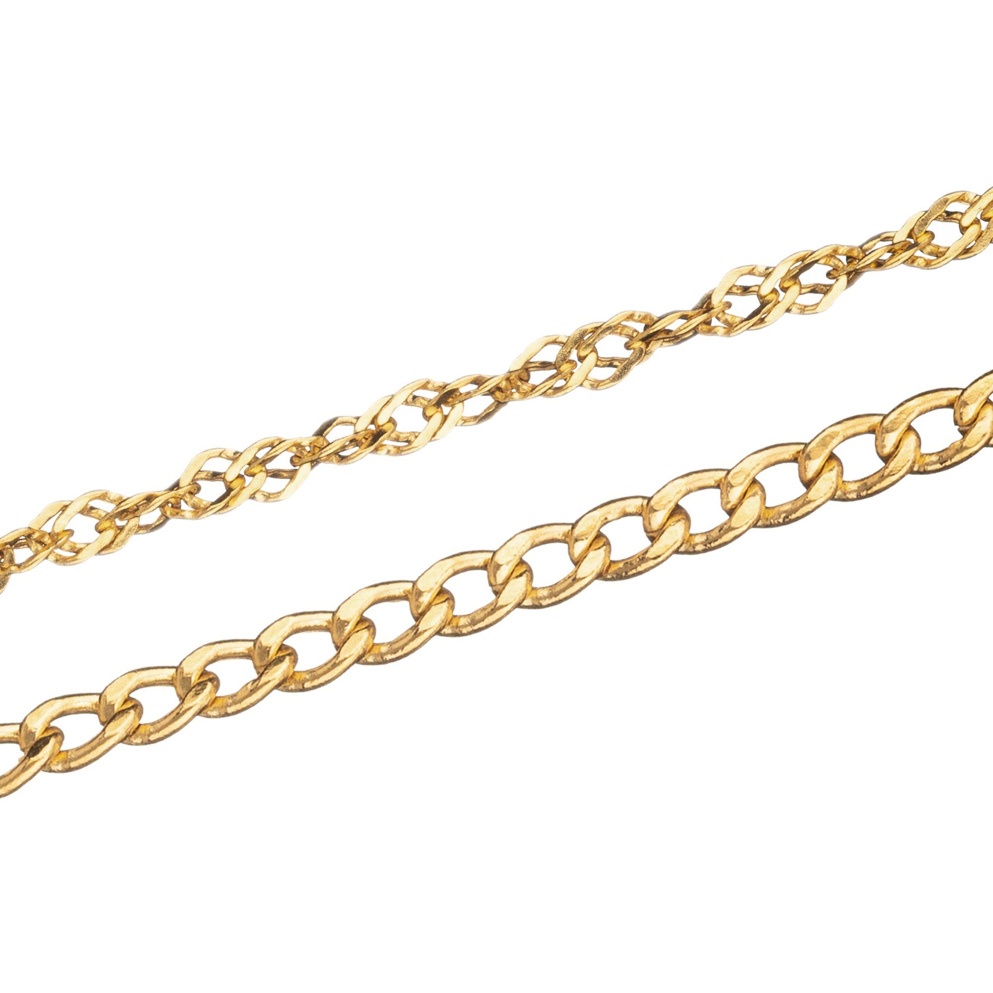 NKlaus Goldkette 45cm Panzerkette 14 Karat günstig online kaufen