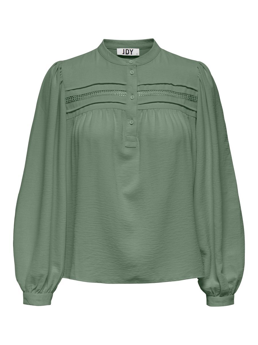 ONLY Spitzenverziertes Hemd Damen Grün günstig online kaufen