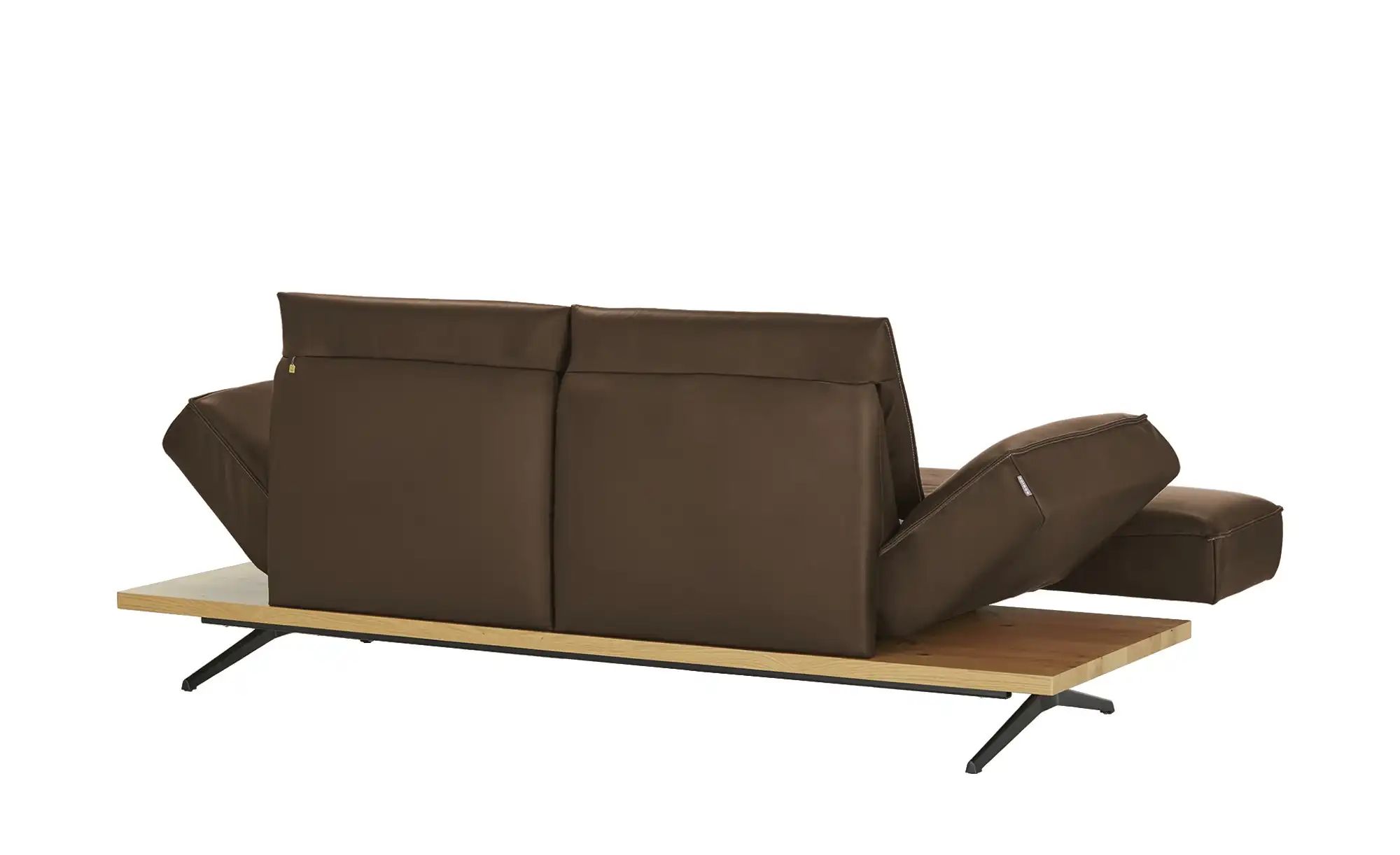 KOINOR Ecksofa Echtleder Phoenix ¦ braun ¦ Maße (cm): B: 240 H: 116 T: 132. günstig online kaufen