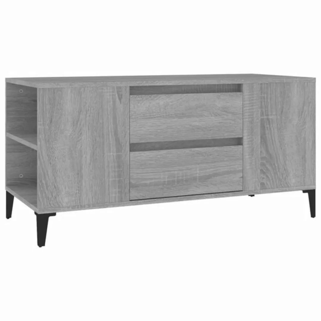 furnicato TV-Schrank Grau Sonoma 102x44,5x50 cm Holzwerkstoff günstig online kaufen