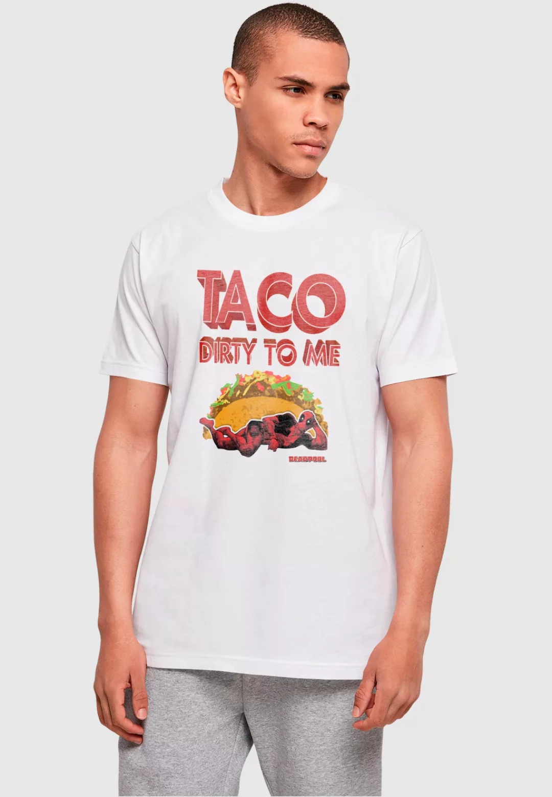 ABSOLUTE CULT T-Shirt "ABSOLUTE CULT Herren Deadpool - Taco Dirty To Me T-S günstig online kaufen