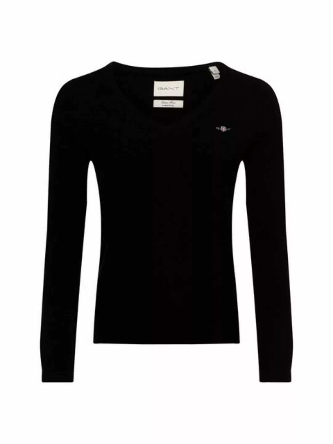 Gant V-Ausschnitt-Pullover EXTRAFINE LAMBSWOOL V-NECK günstig online kaufen