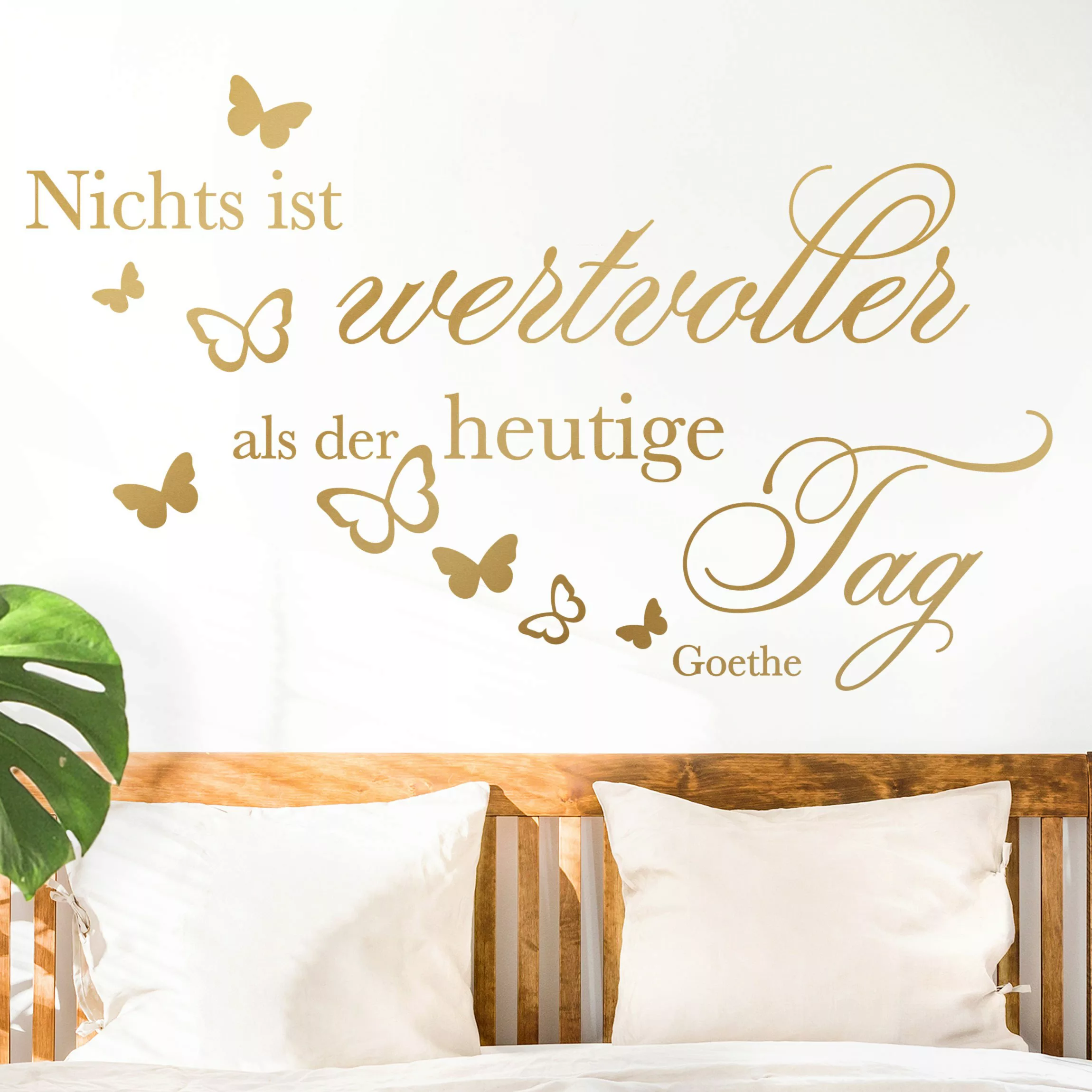 Wandtattoo Spruch Heutiger Tag günstig online kaufen