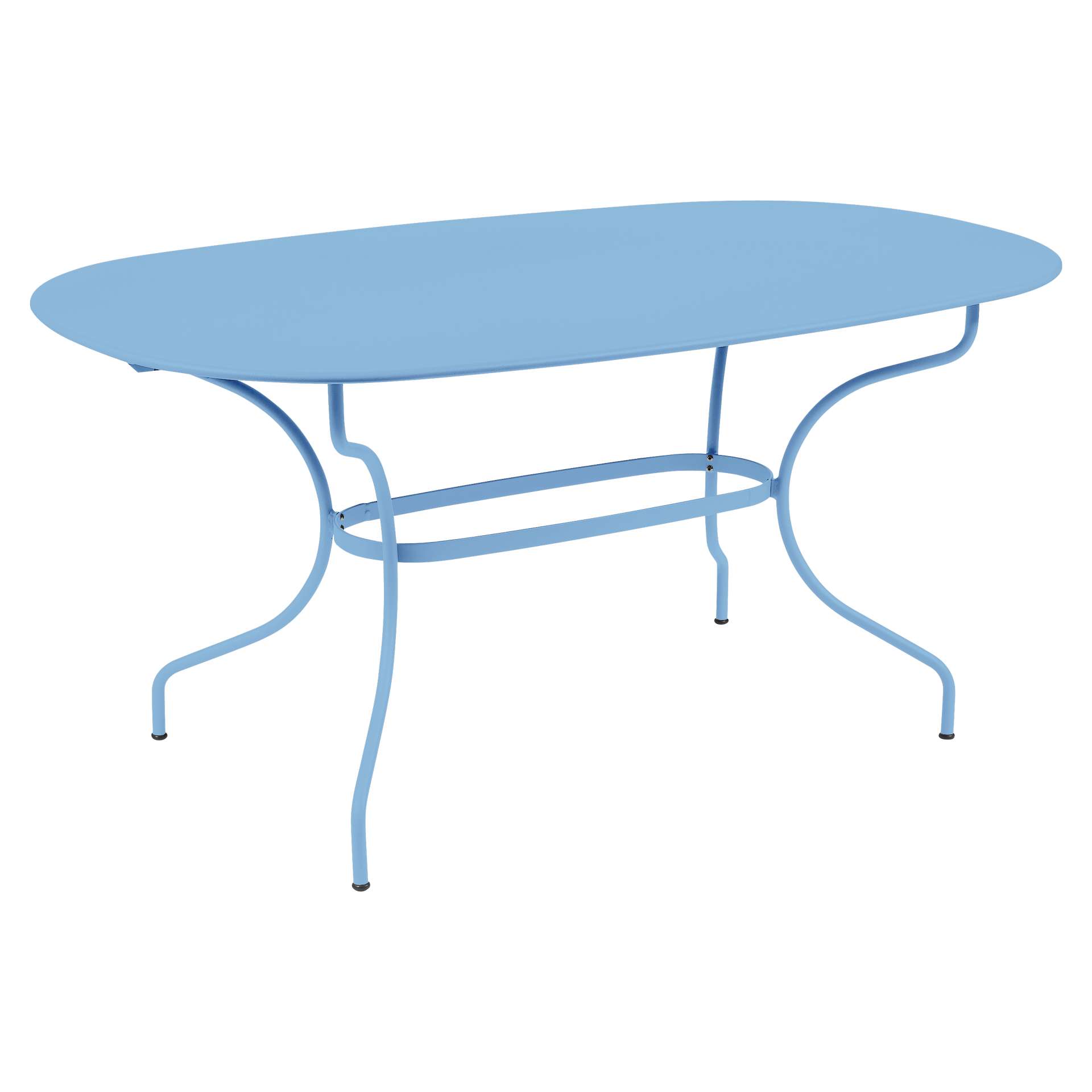 Opéra+ Ovaler Tisch 160 x 90 cm Outdoor Maya-Blau günstig online kaufen