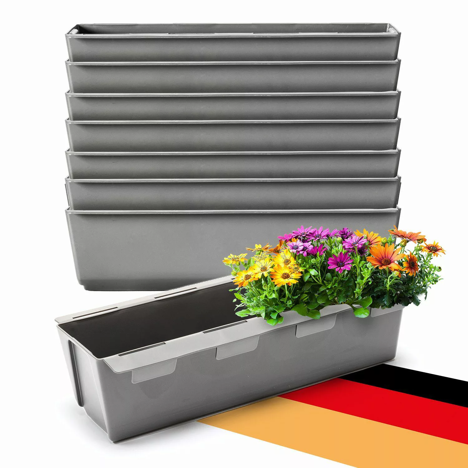 BigDean Blumenkasten Paletten-Einsatz zum Einhängen 37cm günstig online kaufen