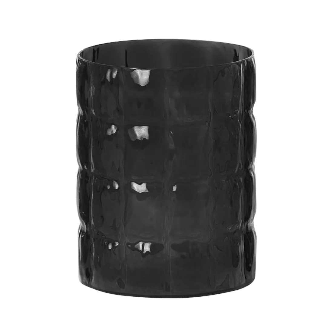 Kartell - Matelassé Vase - schwarz/durchgefärbt günstig online kaufen