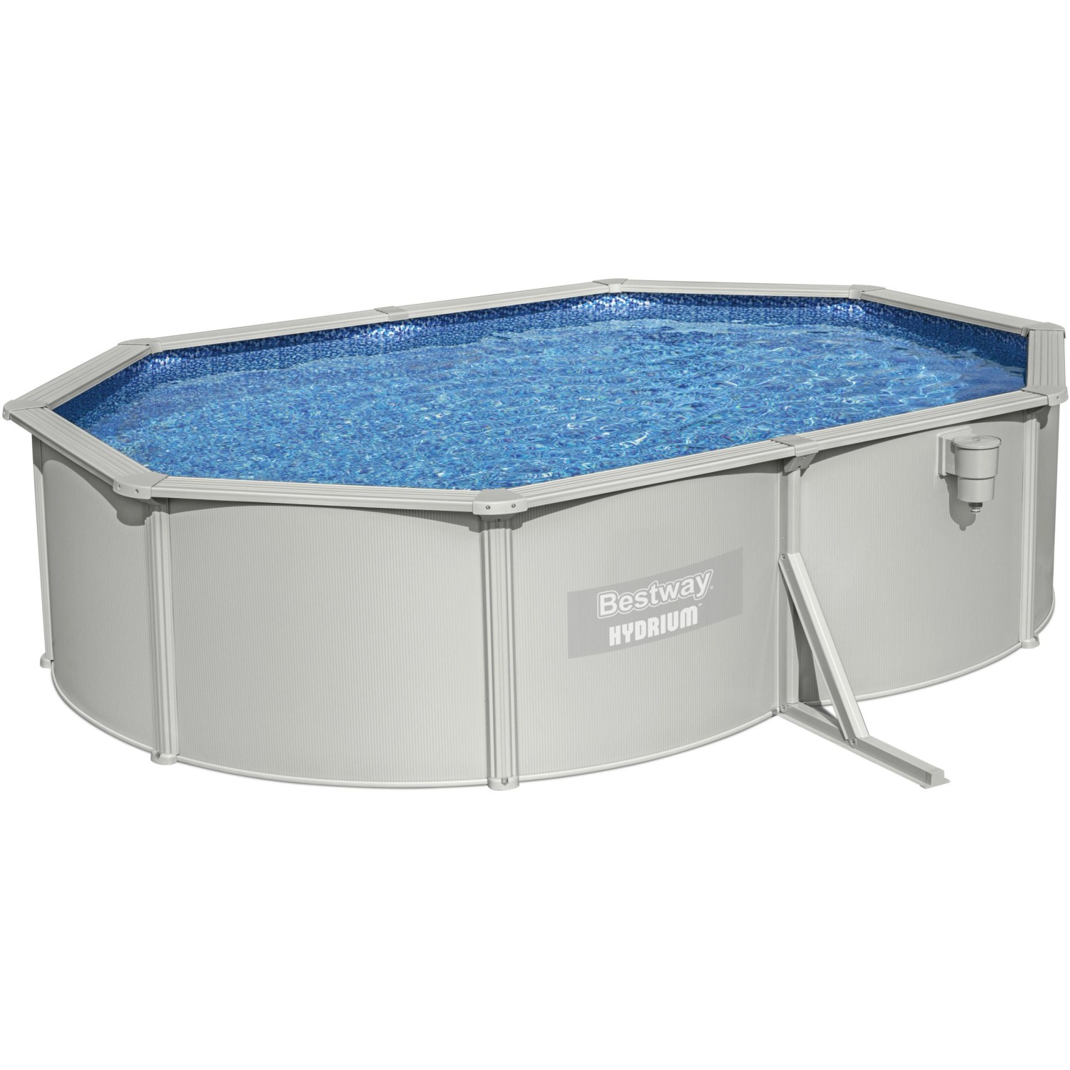 Bestway Hydrium Stahlwandpool Komplett-Set m.Sandfilteranlage 500x360x120cm günstig online kaufen