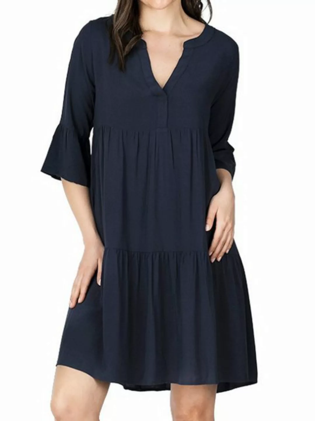 DENIMFY Sommerkleid Damen Knielang A Linie DFFrida günstig online kaufen