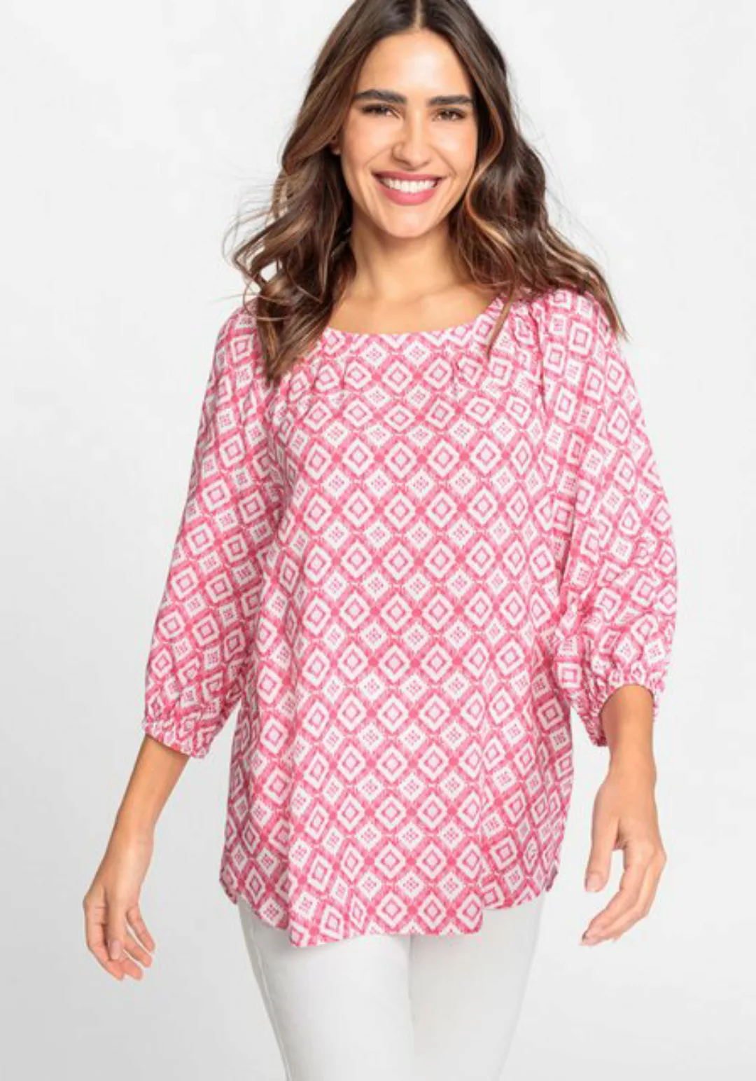 Olsen Klassische Bluse Blouse Woven Long Sleeves günstig online kaufen