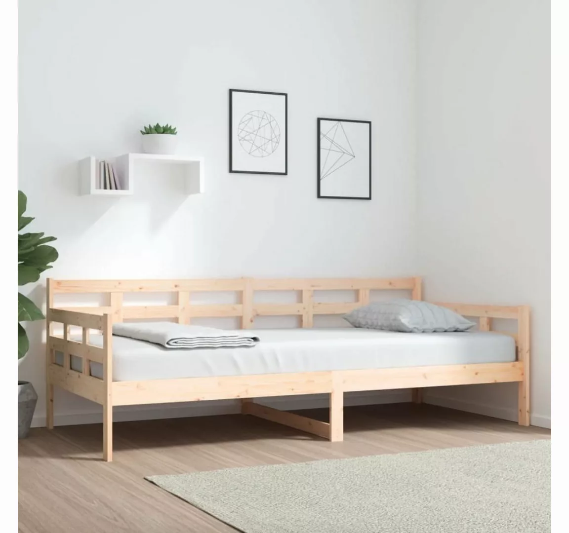 furnicato Bett Tagesbett Massivholz Kiefer 90x200 cm günstig online kaufen