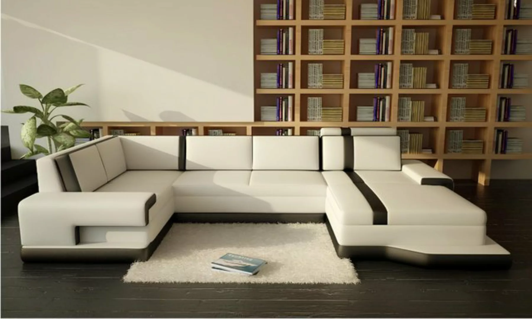 Xlmoebel Ecksofa Großes U-Form Designsofa Wohnlandschaft Polsterecke Couch günstig online kaufen