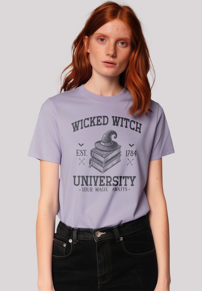 F4NT4STIC T-Shirt Halloween University Wicked witch Premium Qualität, Hallo günstig online kaufen