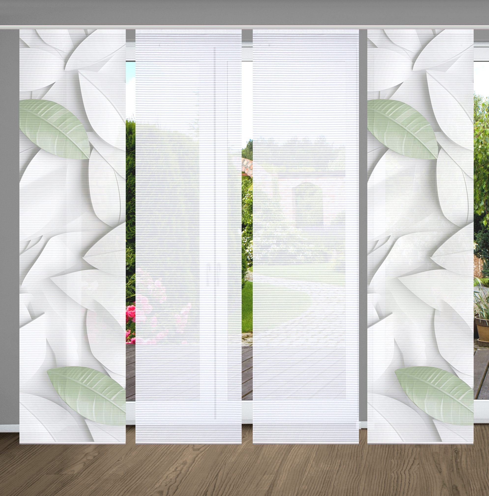 HOME in green Schiebegardine HIG LISON günstig online kaufen