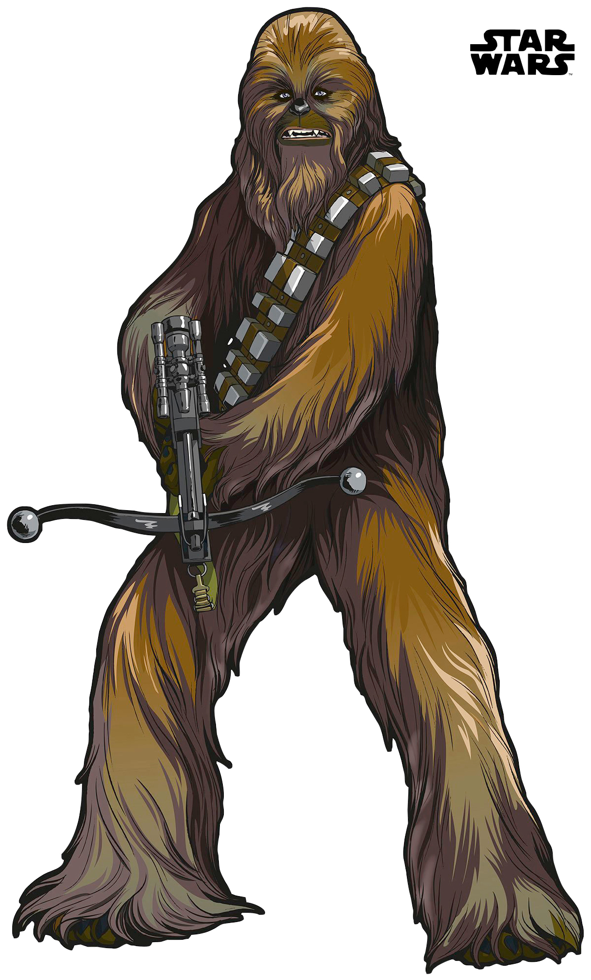 Disney Wandtattoo Star Wars Chewbacca Xxl Braun 127 x 200 cm 612421 günstig online kaufen