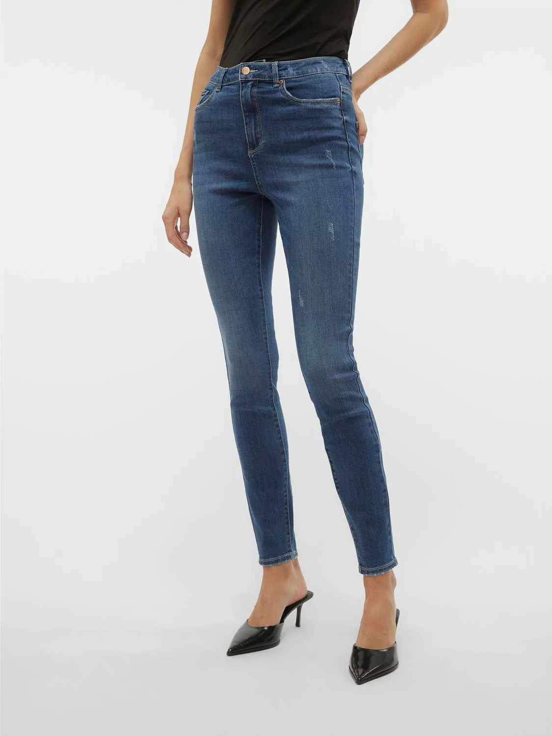 Vero Moda Skinny-fit-Jeans VMSOPHIA HR SKINNY JEANS GU3288 GA NOOS günstig online kaufen