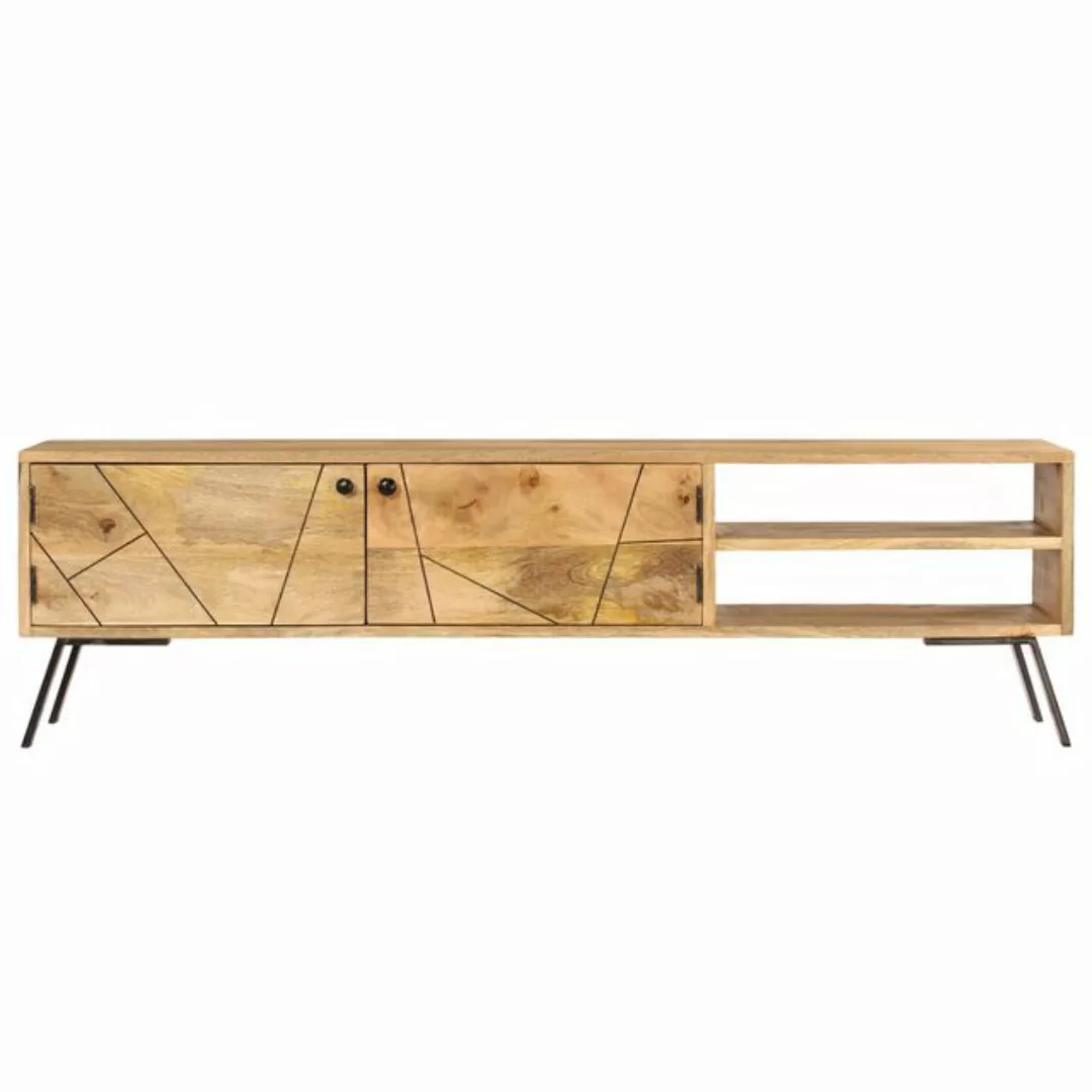 Tv-schrank Massivholz Mango 140 X 30 X 40 Cm günstig online kaufen