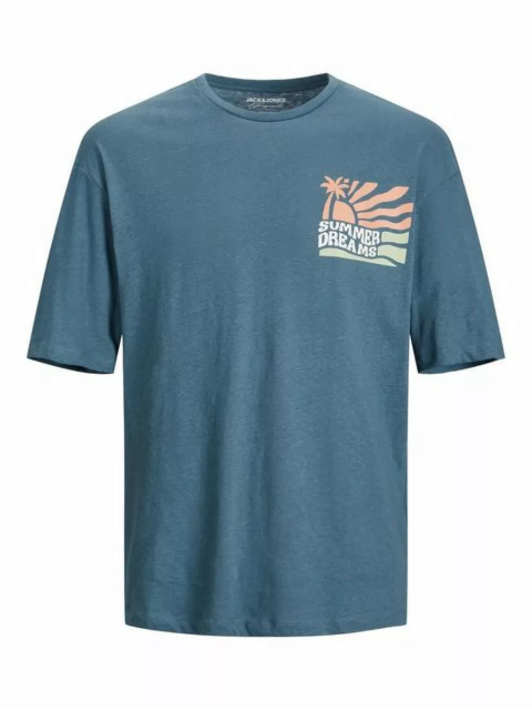 Jack & Jones Herren Rundhals T-Shirt JORMALIBU LES - Relaxed Fit günstig online kaufen
