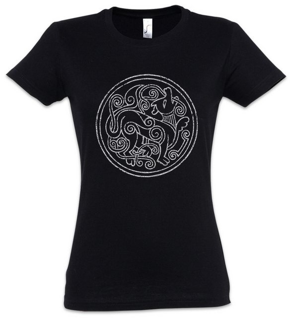 Urban Backwoods Print-Shirt Norse Circle Damen T-Shirt Hugin Munin Walhalla günstig online kaufen