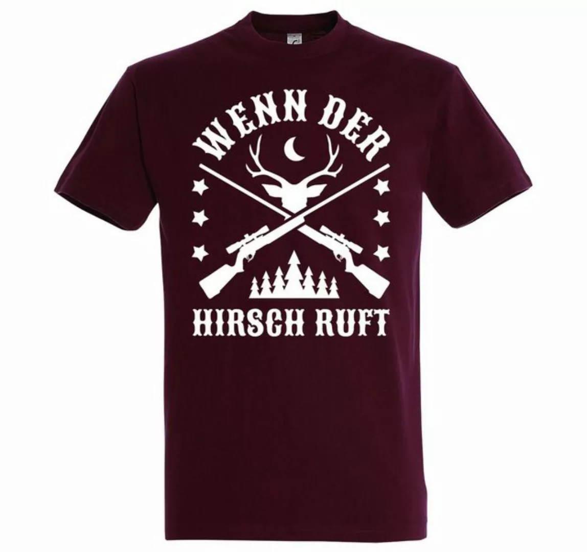 Youth Designz T-Shirt "Wenn Der Hirsch Ruft" Herren Shirt mit trendigem Fro günstig online kaufen