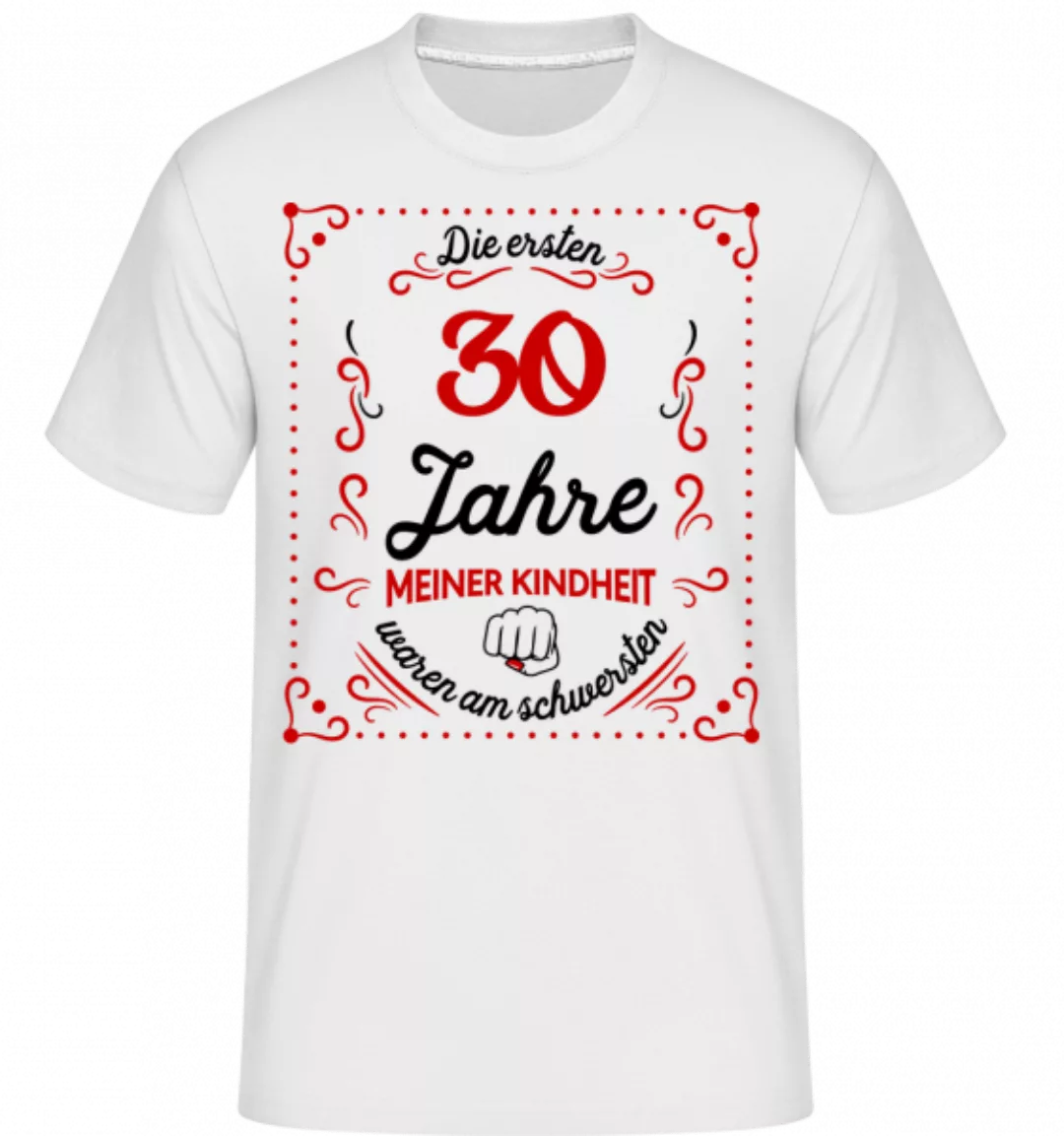 Die Ersten 30 Jahre · Shirtinator Männer T-Shirt günstig online kaufen