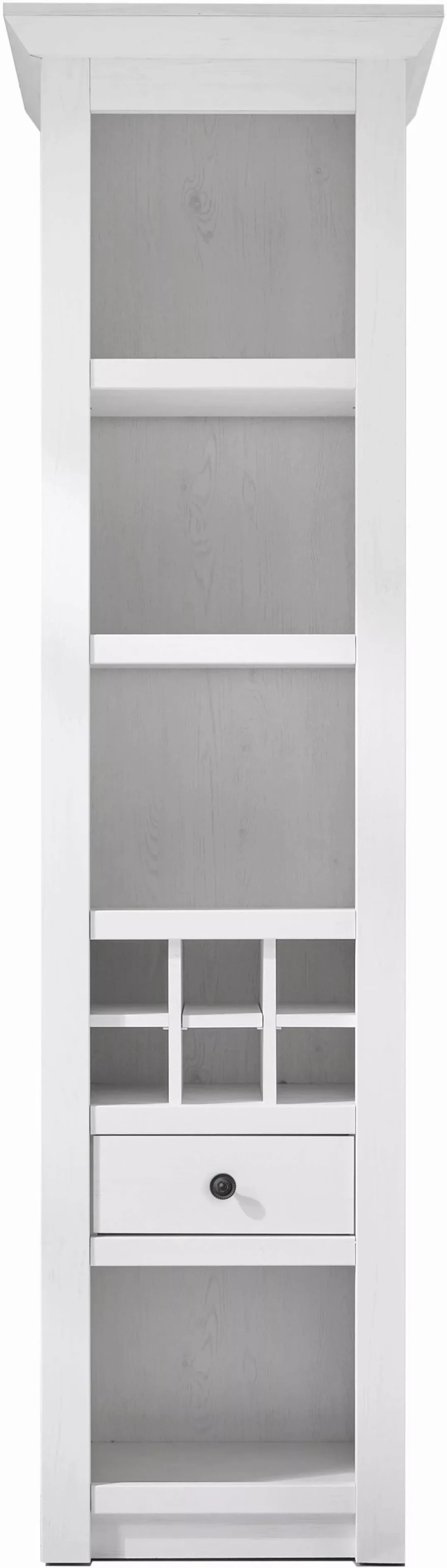 Regal  Westerland - weiß - 58 cm - 207 cm - 45 cm - Sconto günstig online kaufen
