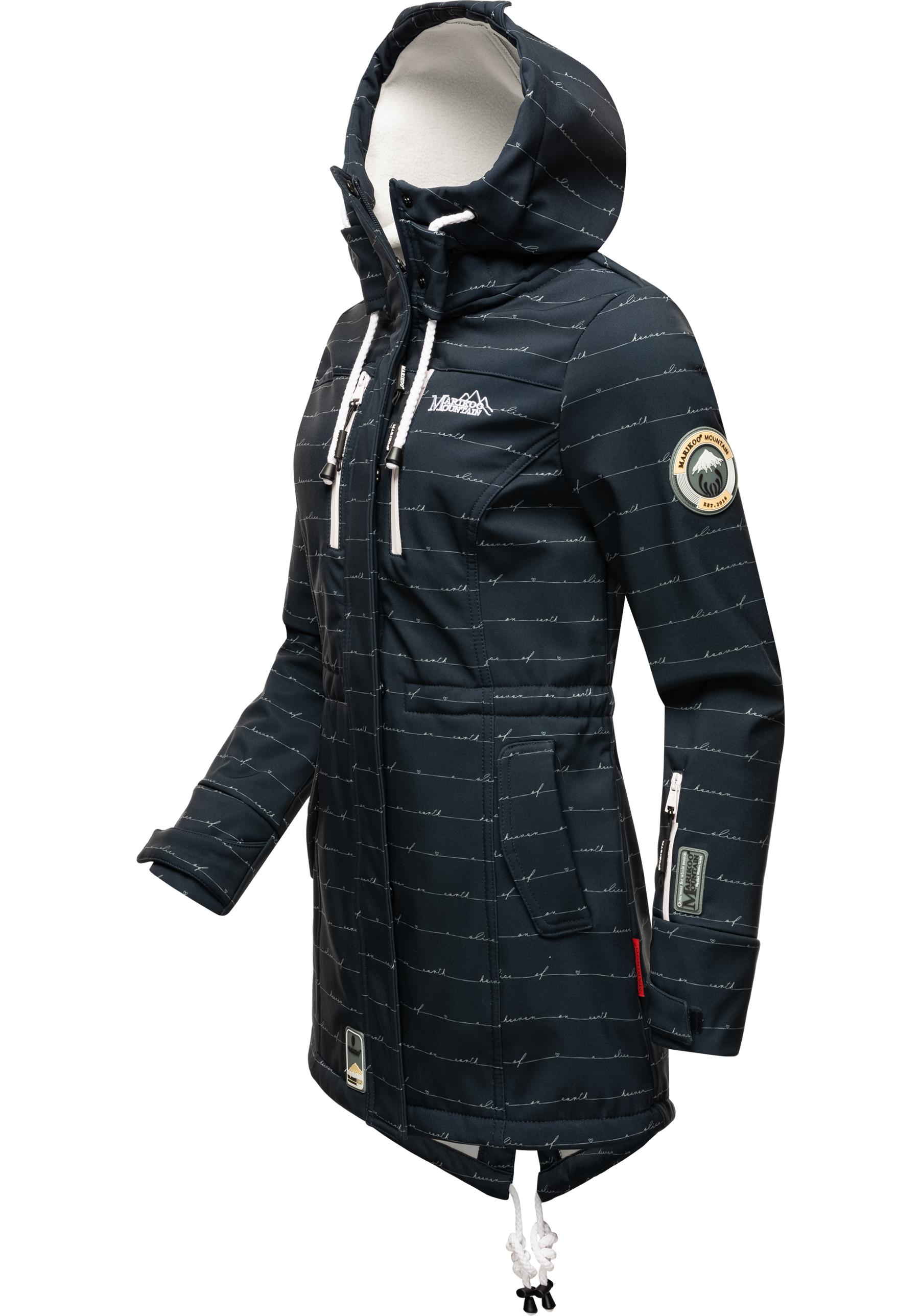 Marikoo Funktionsmantel "Zimtzicke", sportlicher Softshell Parka mit Kapuze günstig online kaufen