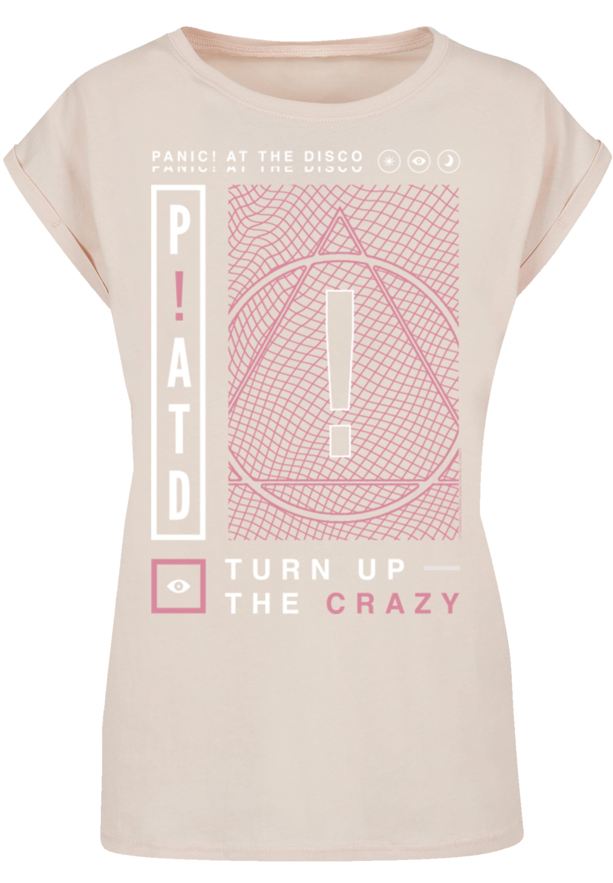 F4NT4STIC T-Shirt "Panic At The Disco Turn Up The Crazy", Premium Qualität günstig online kaufen