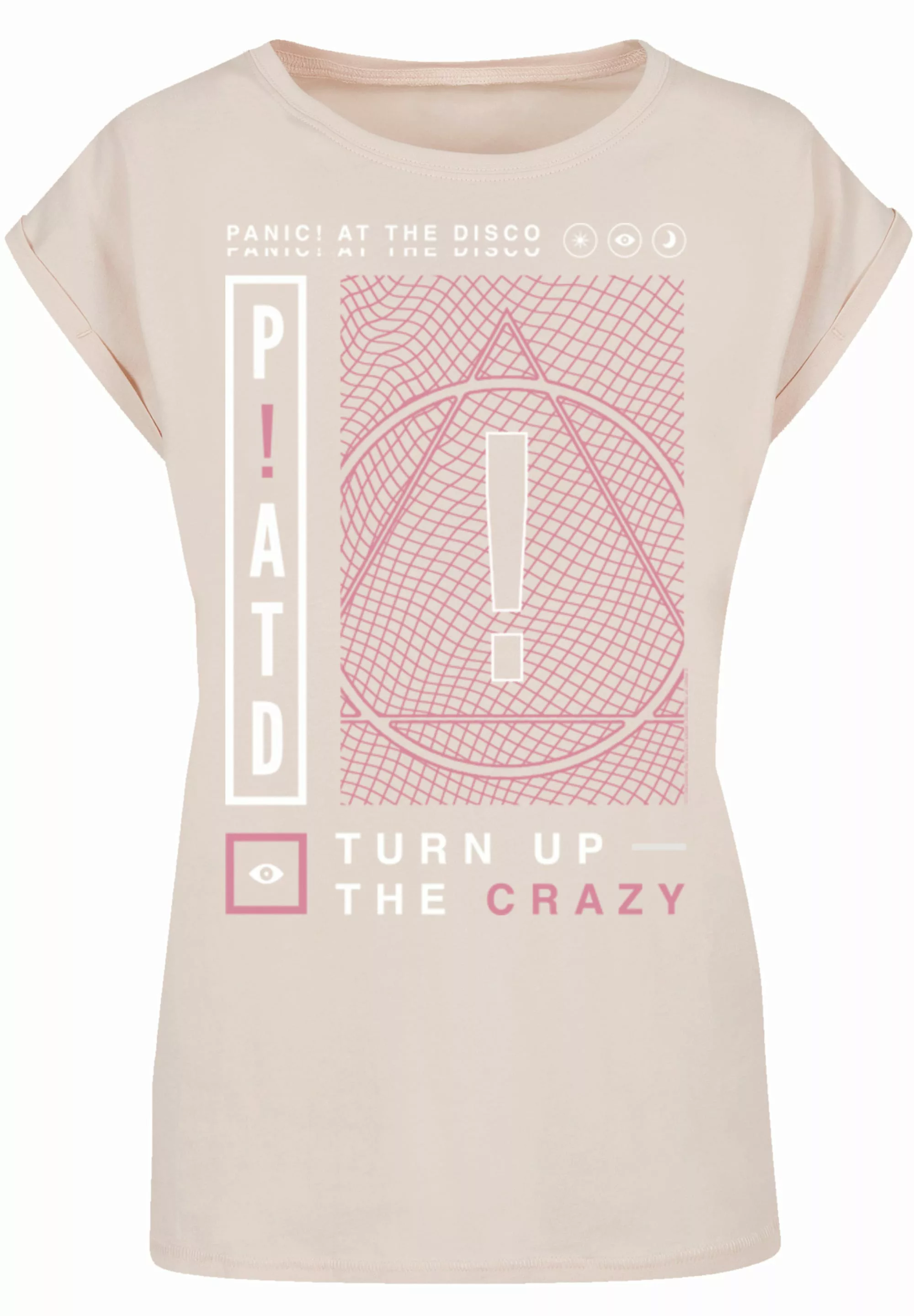 F4NT4STIC T-Shirt "Panic At The Disco Turn Up The Crazy", Premium Qualität günstig online kaufen