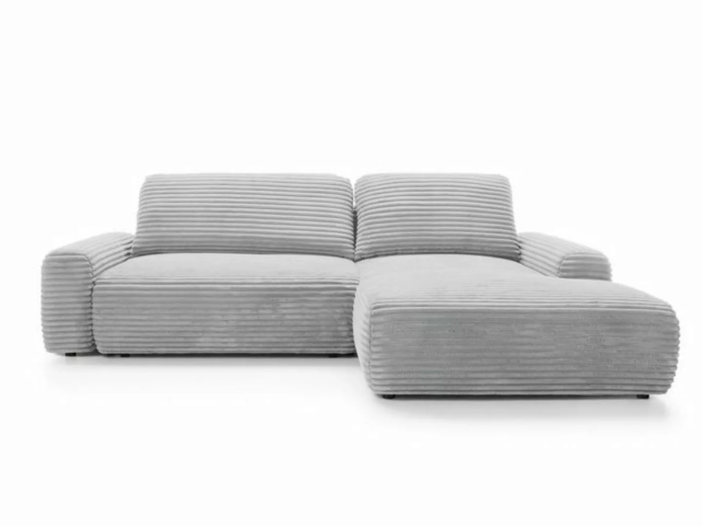 Goldstoff Ecksofa MOUNIR 270 cm, L-Form Schlafsofa mit Schlaffunktion und B günstig online kaufen