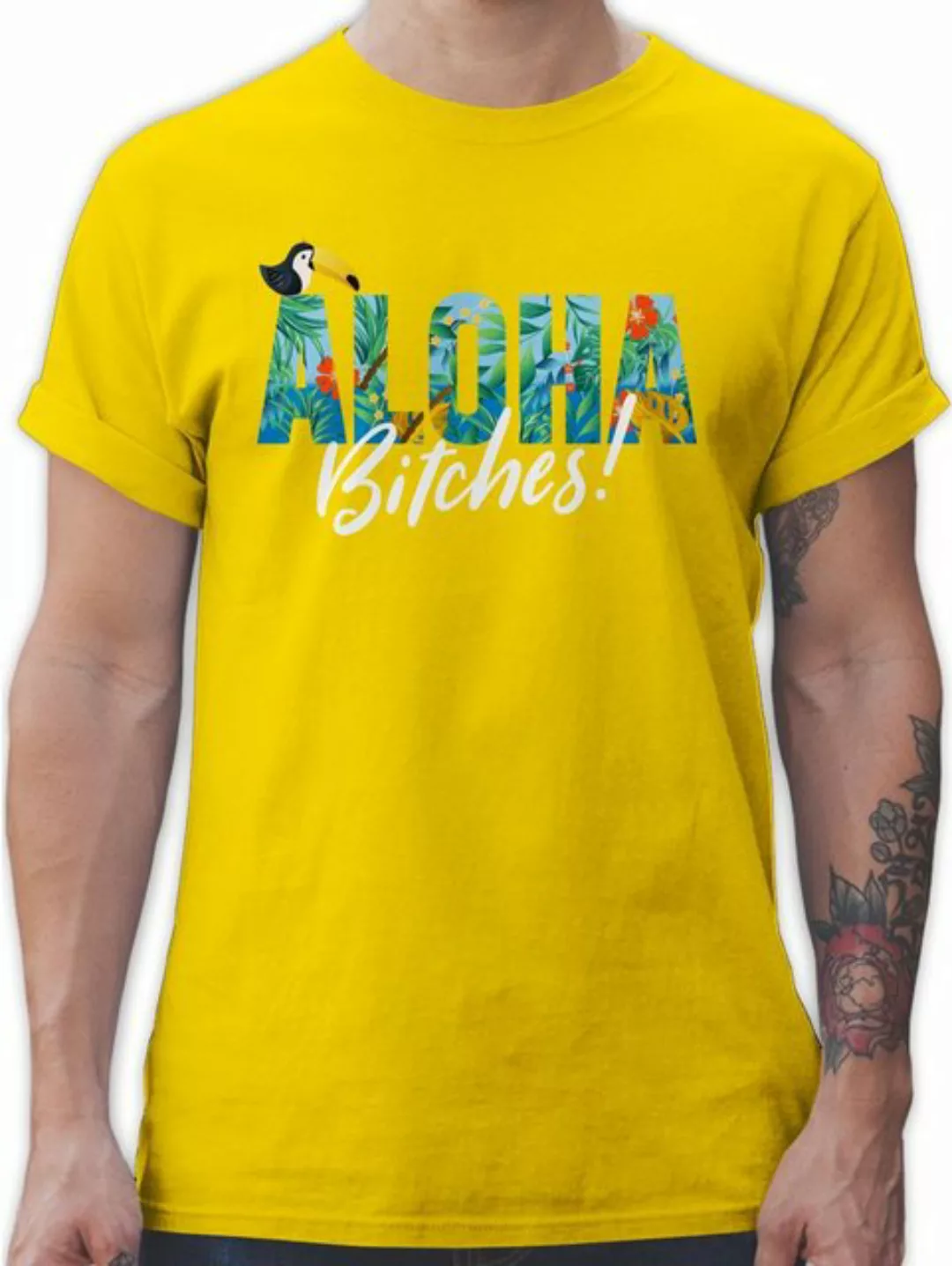 Shirtracer T-Shirt Aloha Bitches Karneval & Fasching günstig online kaufen