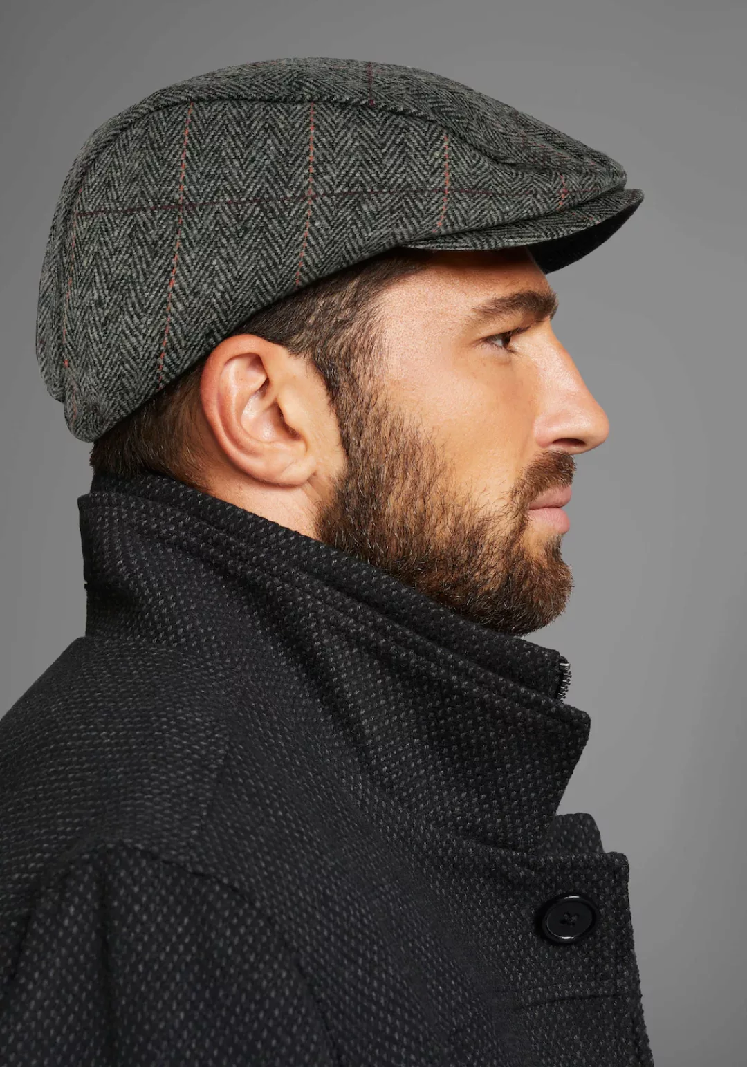 Mans World Schiebermütze, stylischer Winter-Flatcap - wärmend gefütter - NE günstig online kaufen