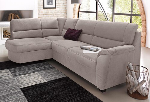 sit&more Ecksofa "Pandora L-Form", wahlweise mit Bettfunktion und Bettkaste günstig online kaufen