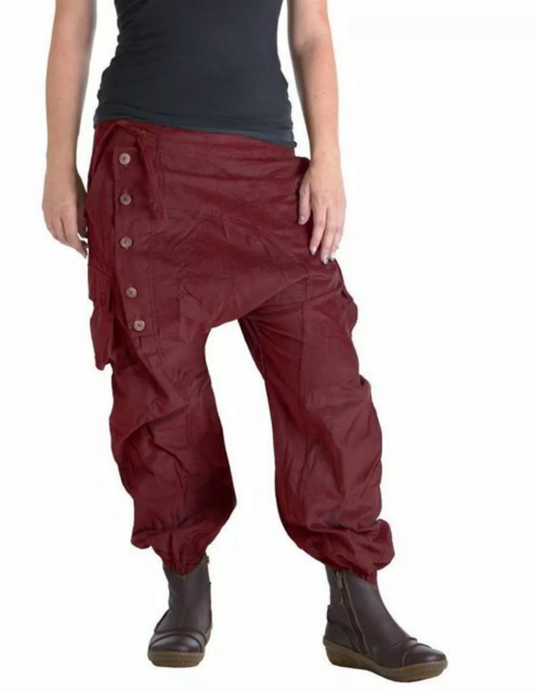 Vishes Cordhose Haremshose aus Cord Ethno, Goa, Festival Style günstig online kaufen